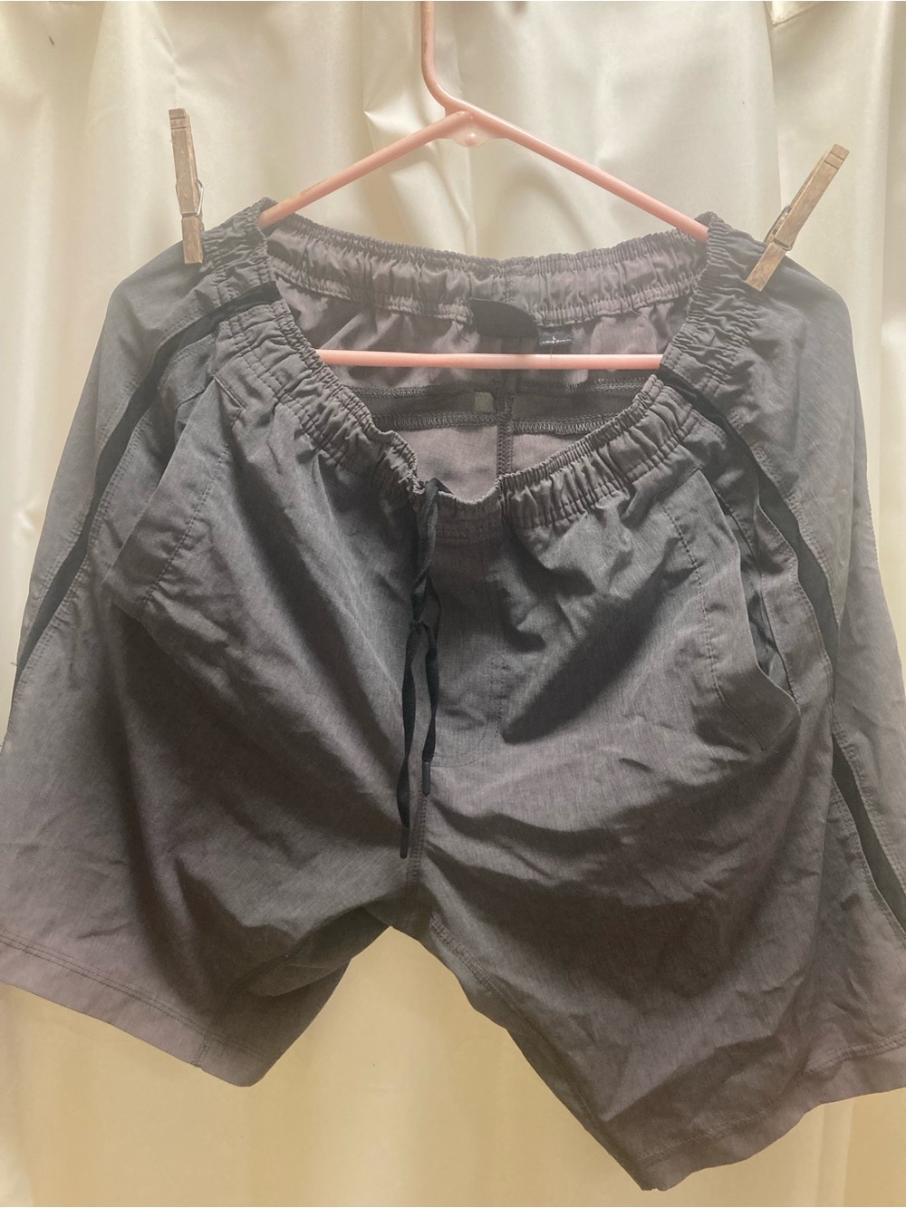 Woman’s Relaxed Drawstring Shorts - Charcoal Gray